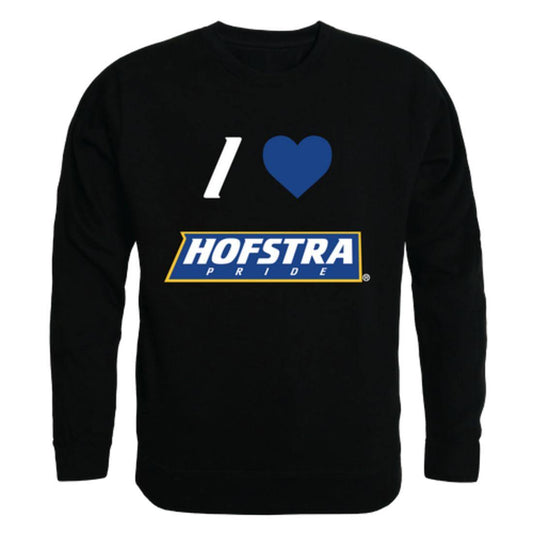 I Love Hofstra University Pride Crewneck Pullover Sweatshirt Sweater-Campus-Wardrobe