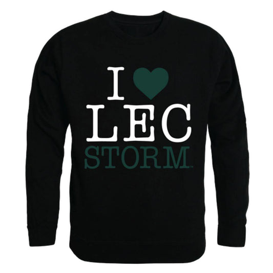 I Love Lake Erie College Storm Crewneck Pullover Sweatshirt Sweater-Campus-Wardrobe