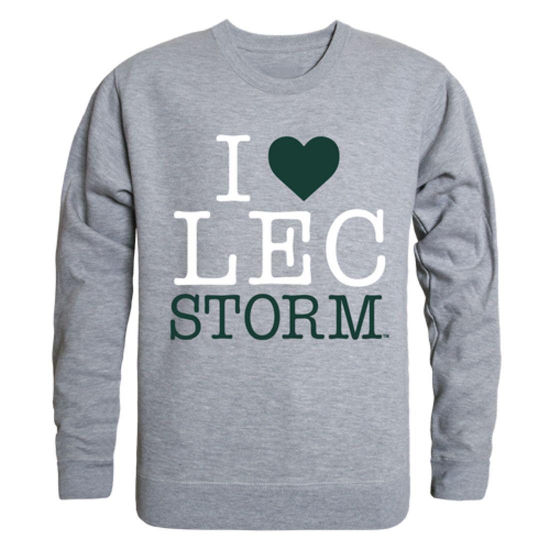 I Love Lake Erie College Storm Crewneck Pullover Sweatshirt Sweater-Campus-Wardrobe