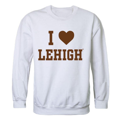 I Love Lehigh University Mountain Hawks Crewneck Pullover Sweatshirt Sweater-Campus-Wardrobe