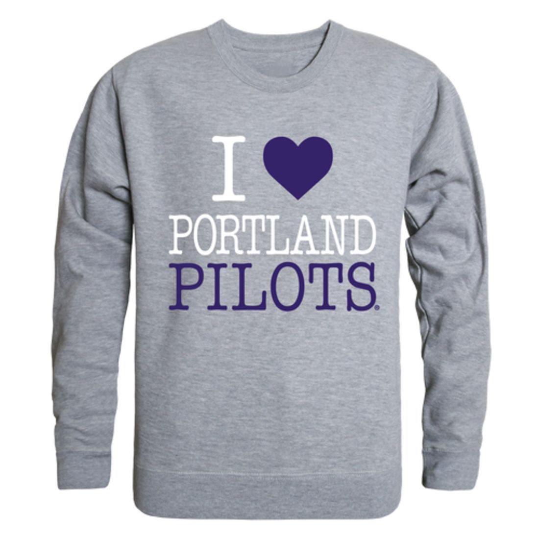 I Love UP University of Portland Pilots Crewneck Pullover Sweatshirt Sweater-Campus-Wardrobe