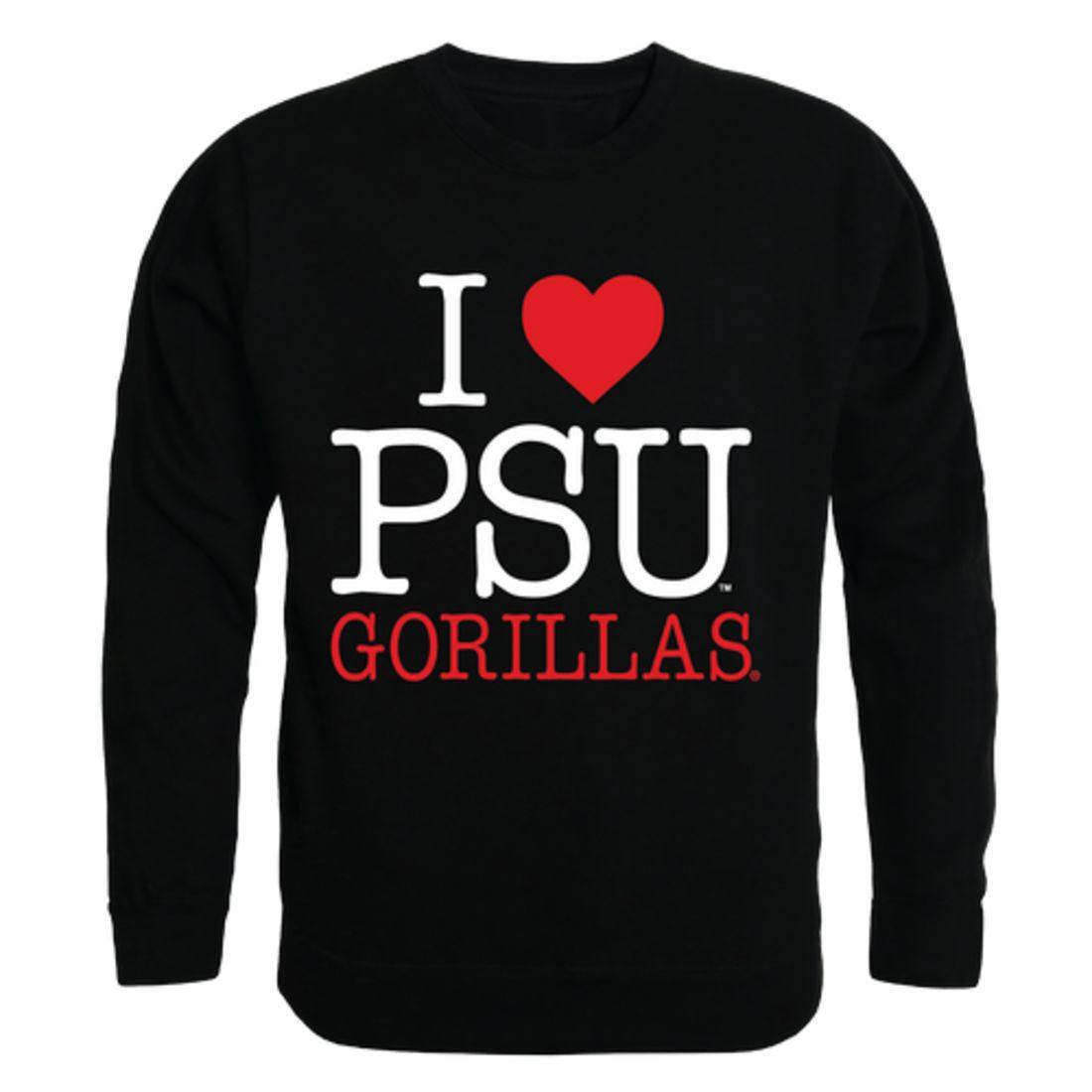 I Love Pittsburg State University Gorillas Crewneck Pullover Sweatshirt Sweater-Campus-Wardrobe