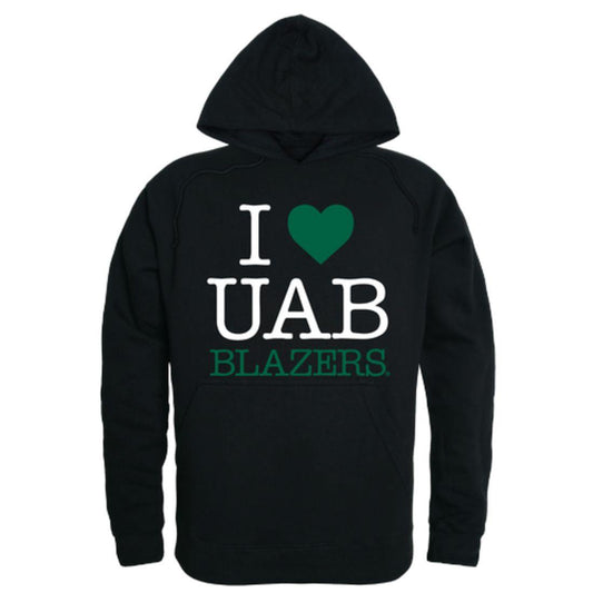 I Love UAB University of Alabama at Birmingham Blazers Hoodie Sweatshirt-Campus-Wardrobe