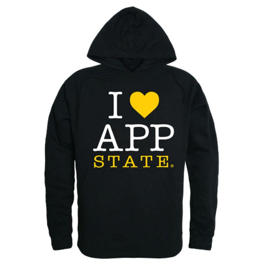 I Love Appalachian App State University Mountaineers Hoodie Sweatshirt-Campus-Wardrobe