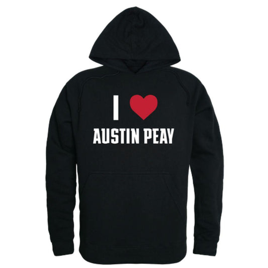 I Love APSU Austin Peay State University Governors Hoodie Sweatshirt-Campus-Wardrobe