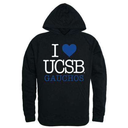 I Love UCSB University of California Santa Barbara Gauchos Hoodie Sweatshirt-Campus-Wardrobe