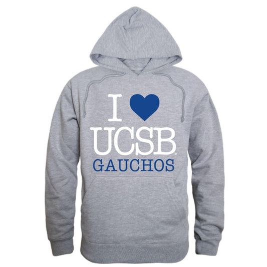 I Love UCSB University of California Santa Barbara Gauchos Hoodie Sweatshirt-Campus-Wardrobe