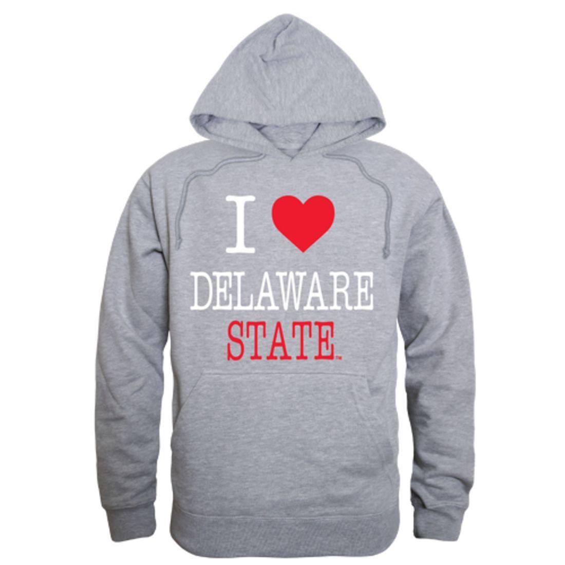 I Love DSU Delaware State University Hornet Hoodie Sweatshirt-Campus-Wardrobe