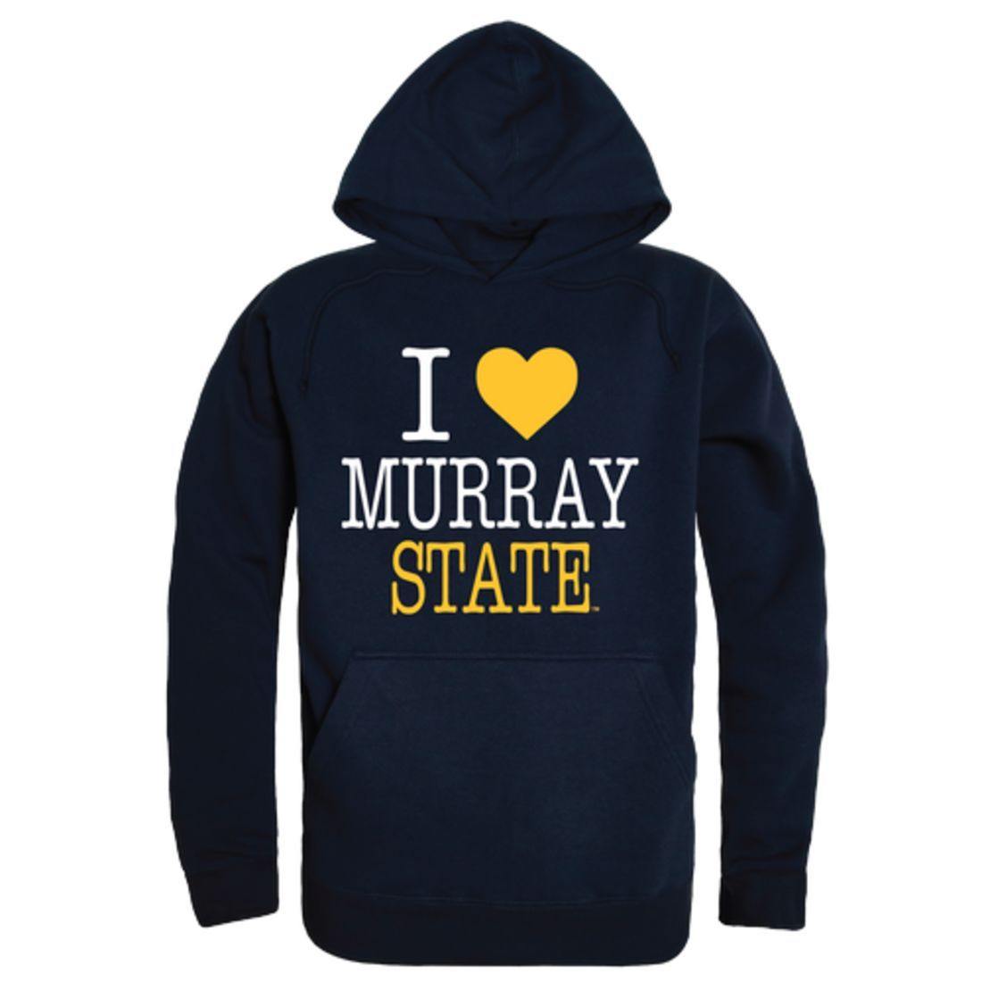 I Love MSU Murray State University Racers Hoodie Sweatshirt-Campus-Wardrobe