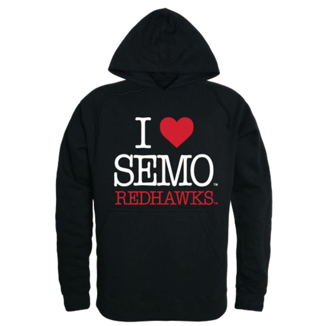 I Love SEMO Southeast Missouri State University Redhawks Hoodie Sweatshirt-Campus-Wardrobe