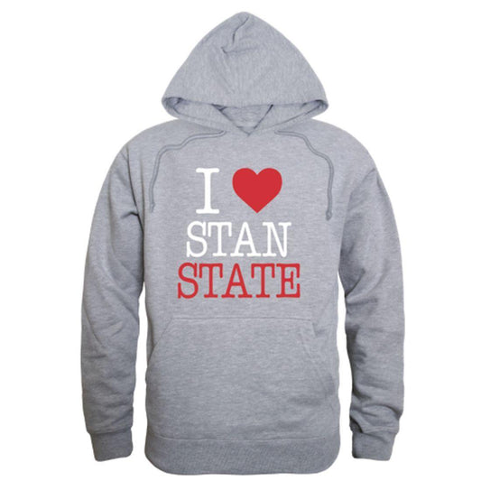 I Love CSUSTAN California State University Stanislaus Warriors Hoodie Sweatshirt-Campus-Wardrobe