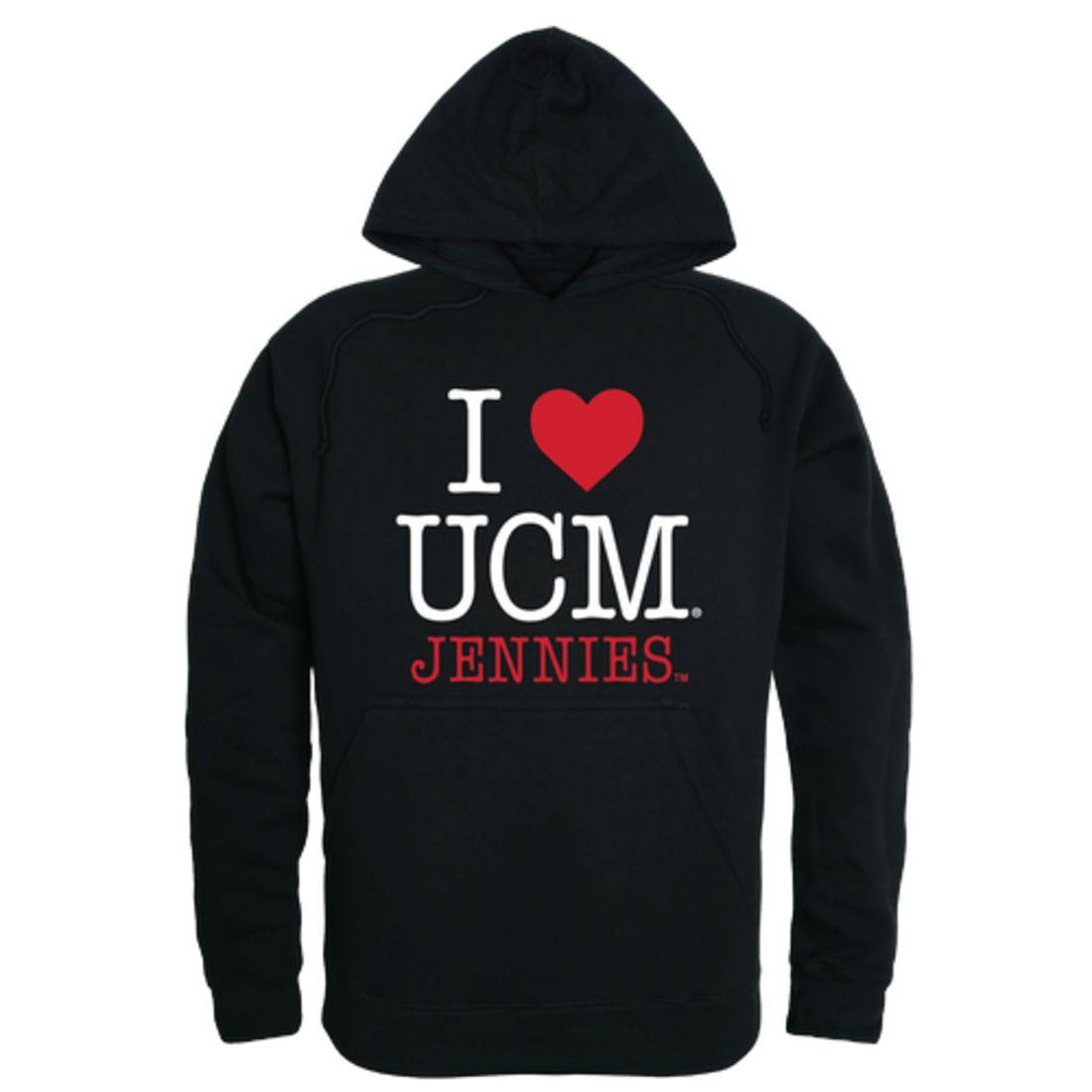 I Love UCM University of Central Missouri Mules Hoodie Sweatshirt-Campus-Wardrobe