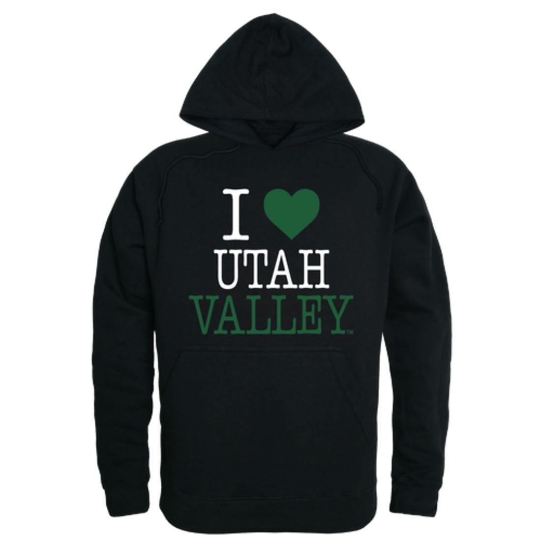 I Love UVU Utah Valley University Wolverines Hoodie Sweatshirt-Campus-Wardrobe