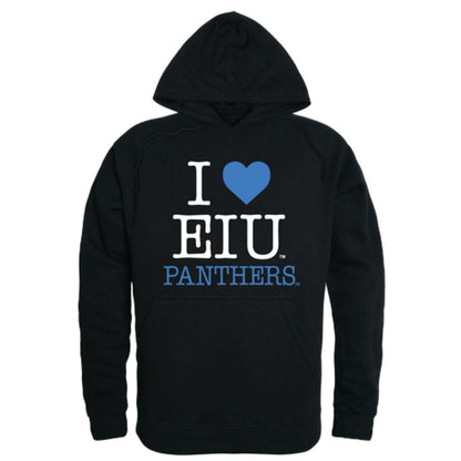 I Love EIU Eastern Illinois University Panthers Hoodie Sweatshirt-Campus-Wardrobe