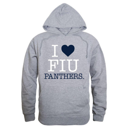 I Love FIU Florida International University Panthers Hoodie Sweatshirt-Campus-Wardrobe