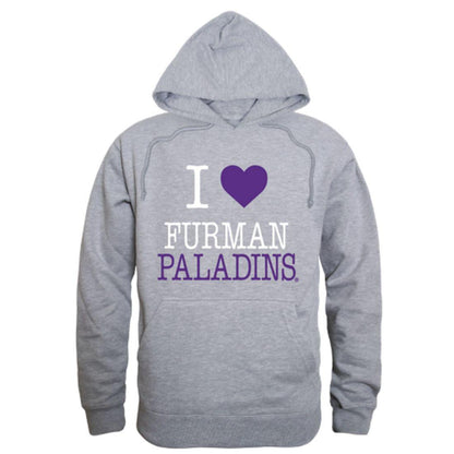 I Love Furman University Paladins Hoodie Sweatshirt-Campus-Wardrobe