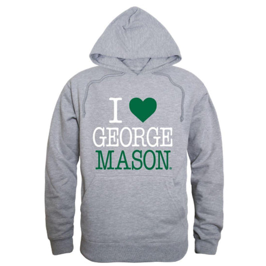 I Love GMU George Mason University Patriots Hoodie Sweatshirt-Campus-Wardrobe