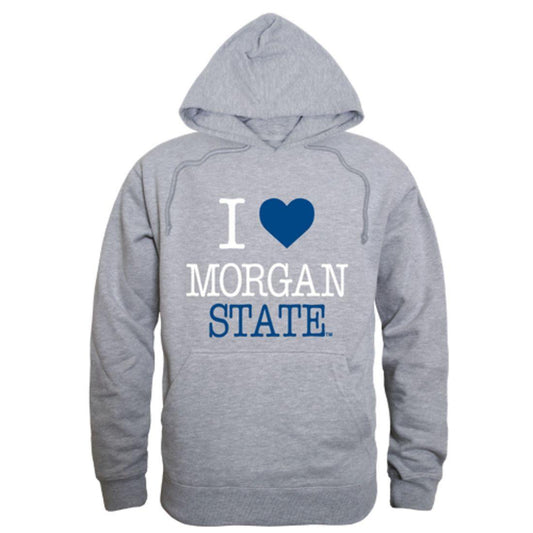 I Love Morgan State University Bears Hoodie Sweatshirt-Campus-Wardrobe