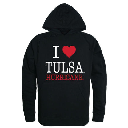 I Love University of Tulsa Golden Golden Hurricane Hoodie Sweatshirt-Campus-Wardrobe