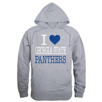 I Love GSU Georgia State University Panthers Hoodie Sweatshirt-Campus-Wardrobe