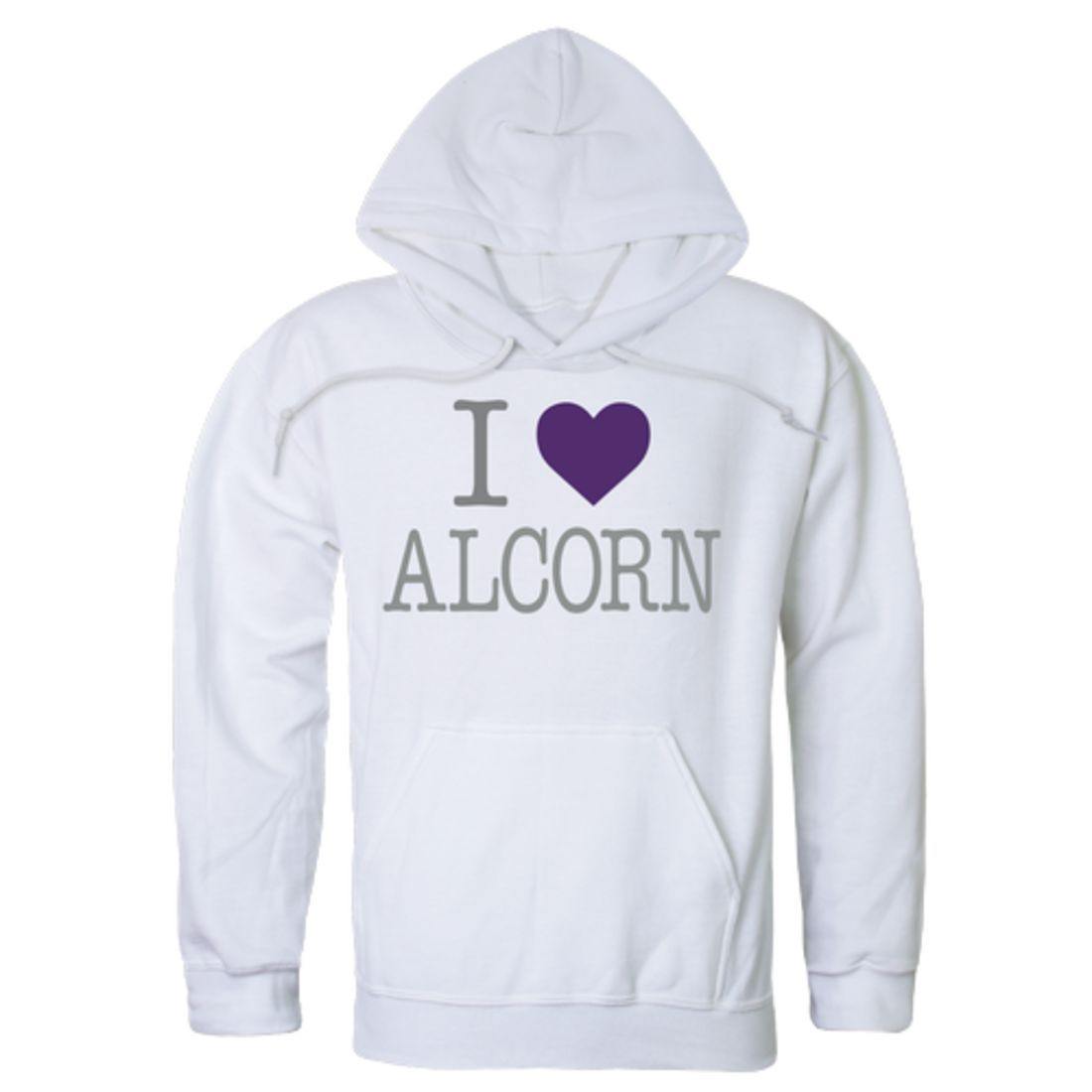I Love Alcorn State University Braves Hoodie Sweatshirt-Campus-Wardrobe