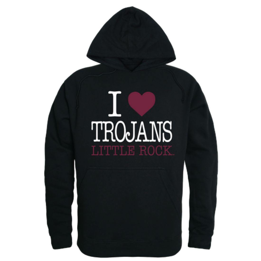 I Love Arkansas at Little Rock Trojans Hoodie Sweatshirt-Campus-Wardrobe