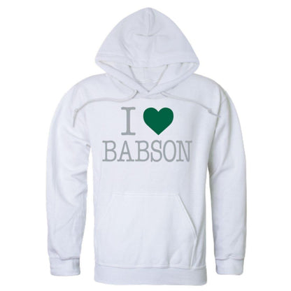 I Love Babson College Beavers Hoodie Sweatshirt-Campus-Wardrobe