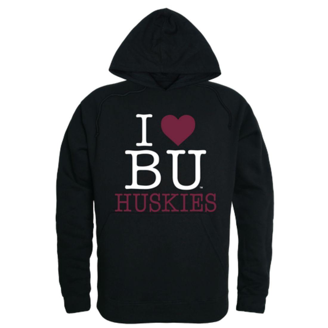 I Love Bloomsburg University Huskies Hoodie Sweatshirt-Campus-Wardrobe
