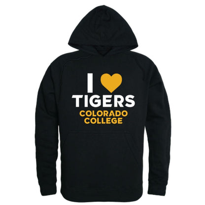 I Love Colorado College CC Tigers Hoodie Sweatshirt-Campus-Wardrobe