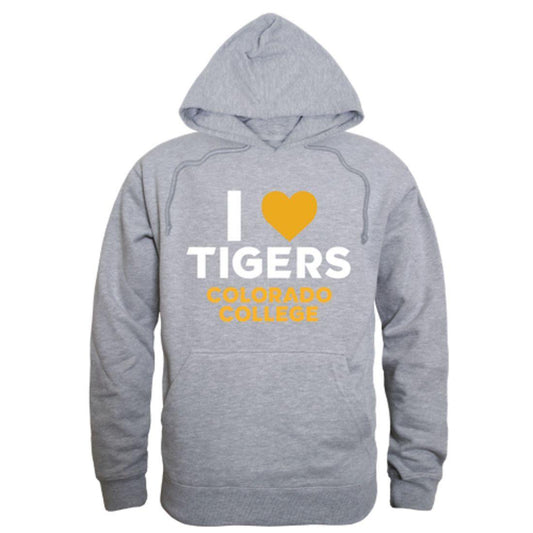I Love Colorado College CC Tigers Hoodie Sweatshirt-Campus-Wardrobe