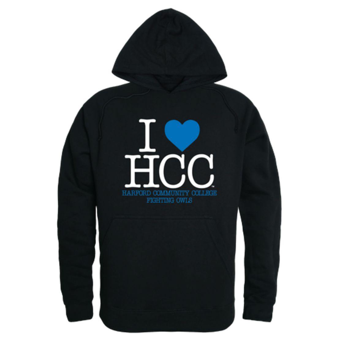 I Love Harford Community College Fighting Owls Hoodie Sweatshirt-Campus-Wardrobe