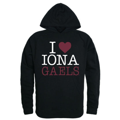 I Love Iona College Gaels Hoodie Sweatshirt-Campus-Wardrobe