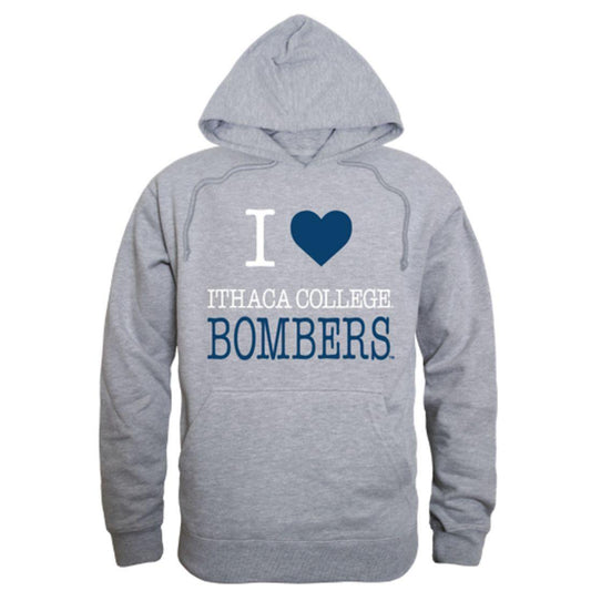 I Love Ithaca College Bombers Hoodie Sweatshirt-Campus-Wardrobe