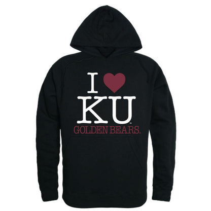 I Love Kutztown University of Pennsylvania Golden Bears Hoodie Sweatshirt-Campus-Wardrobe