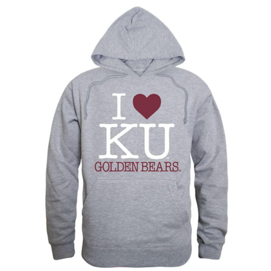 I Love Kutztown University of Pennsylvania Golden Bears Hoodie Sweatshirt-Campus-Wardrobe