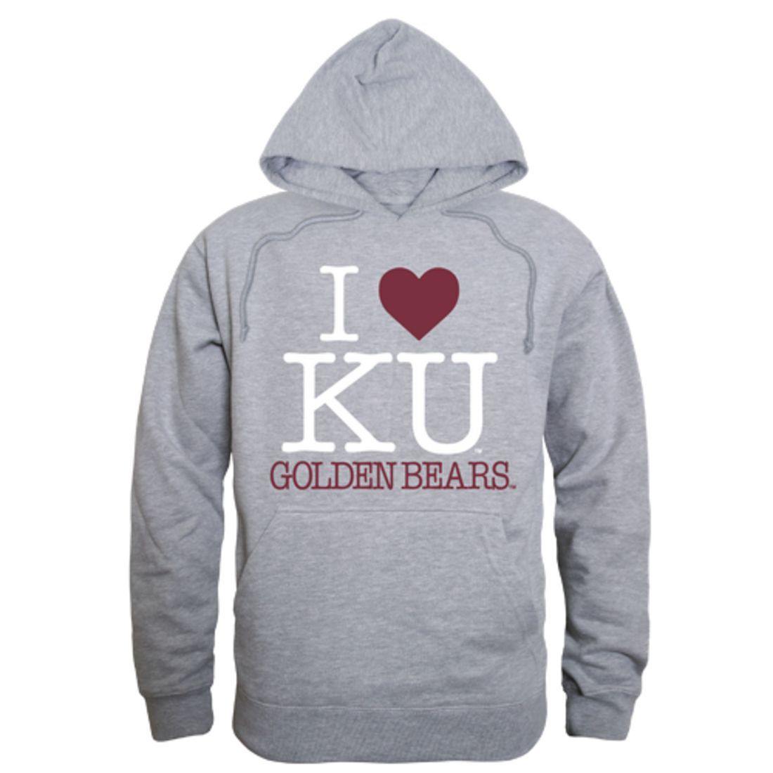 I Love Kutztown University of Pennsylvania Golden Bears Hoodie Sweatshirt-Campus-Wardrobe