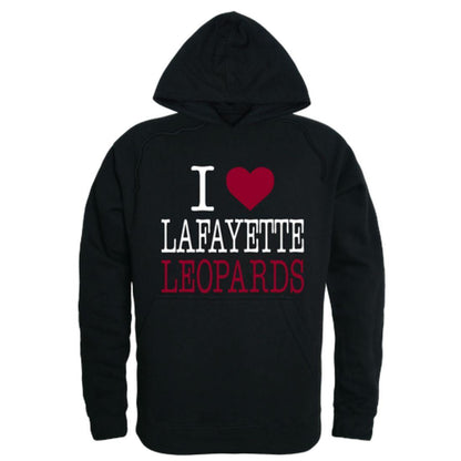 I Love Lafayette College Leopards Hoodie Sweatshirt-Campus-Wardrobe