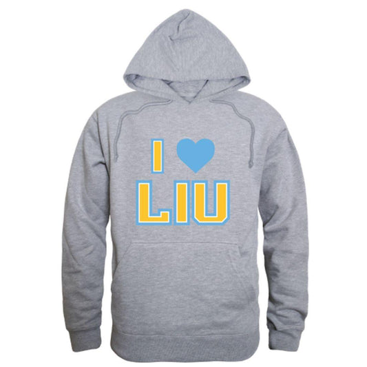 I Love LIU Long Island University Post Pioneers Hoodie Sweatshirt-Campus-Wardrobe