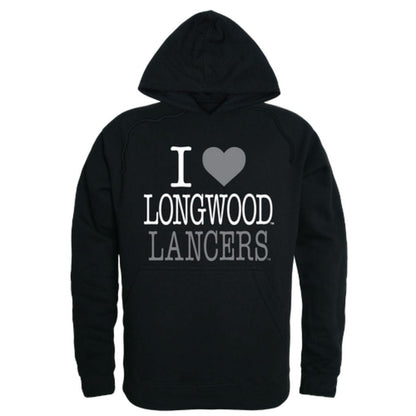 I Love Longwood University Lancers Hoodie Sweatshirt-Campus-Wardrobe