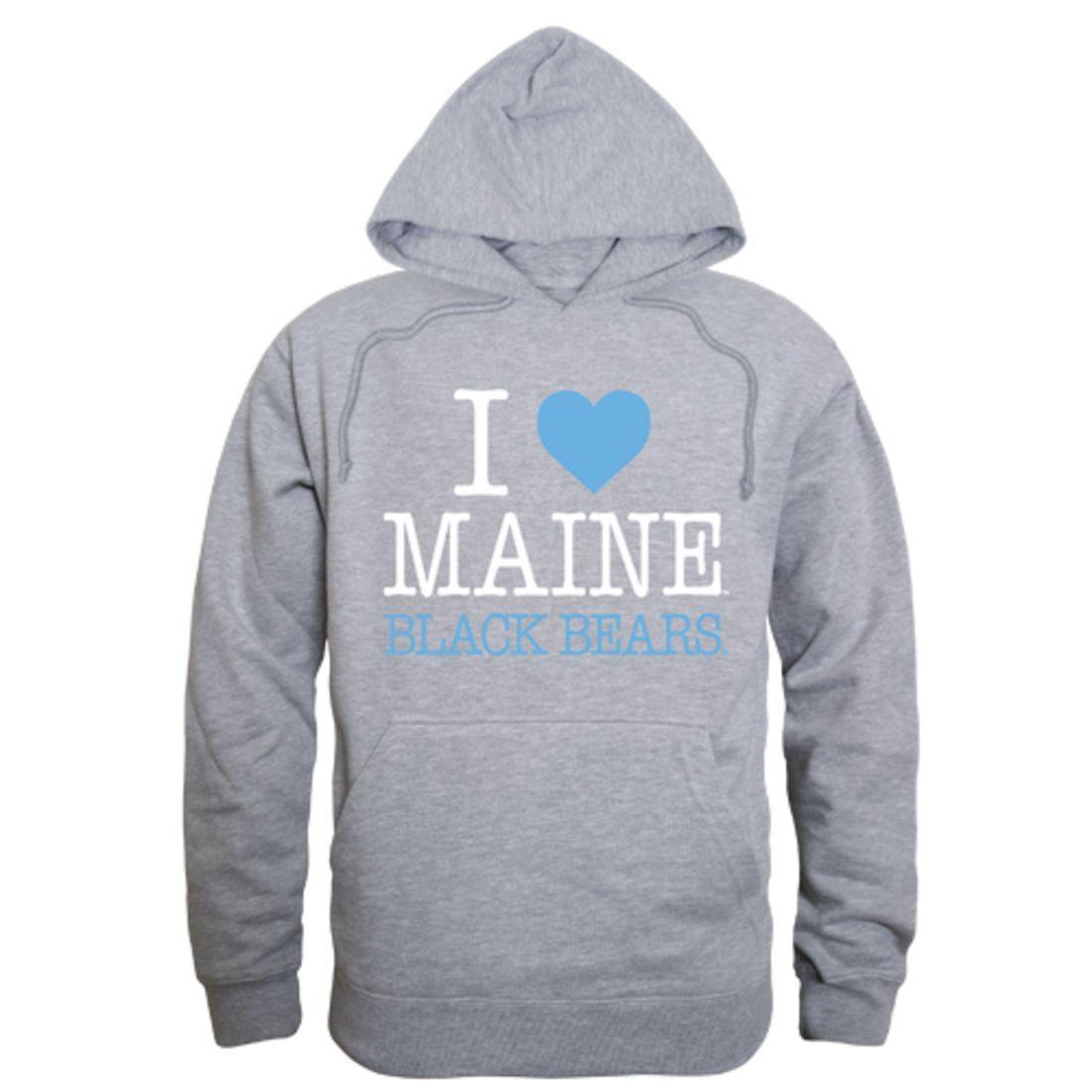 I Love UMaine University of Maine Bears Hoodie Sweatshirt-Campus-Wardrobe