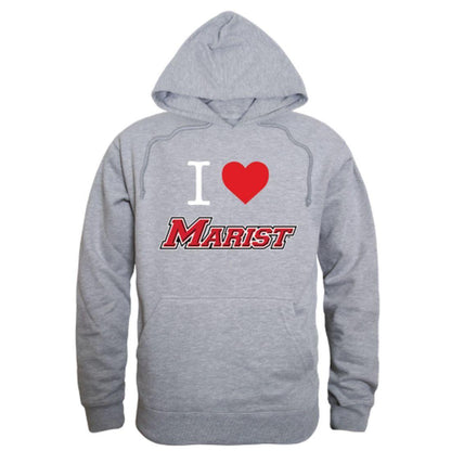 I Love Marist College Red Foes Hoodie Sweatshirt-Campus-Wardrobe