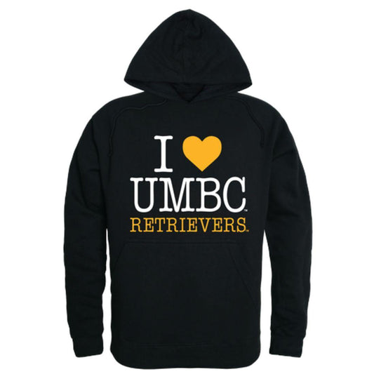 I Love UMBC University of Maryland Baltimore Retrievers Hoodie Sweatshirt-Campus-Wardrobe