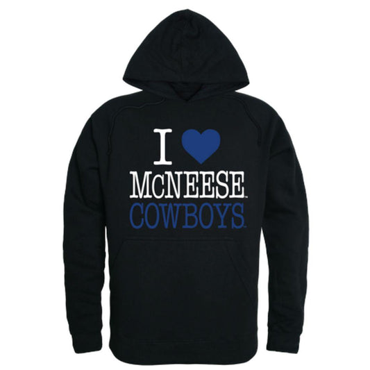 I Love McNeese State University Cowboys and Cowgirls Hoodie Sweatshirt-Campus-Wardrobe