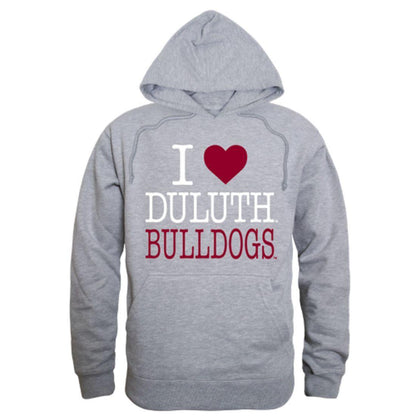 I Love UMD University of Minnesota Duluth Bulldogs Hoodie Sweatshirt-Campus-Wardrobe