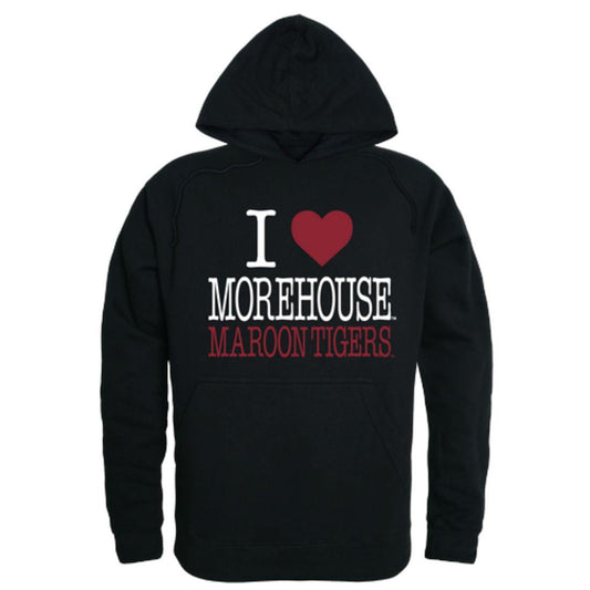 I Love Morehouse College Tigers Hoodie Sweatshirt-Campus-Wardrobe