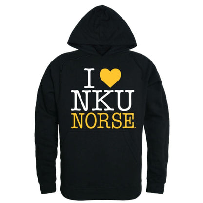 I Love NKU Northern Kentucky University Norse Hoodie Sweatshirt-Campus-Wardrobe