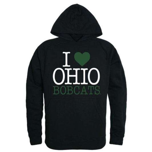 I Love Ohio University Bobcats Hoodie Sweatshirt-Campus-Wardrobe