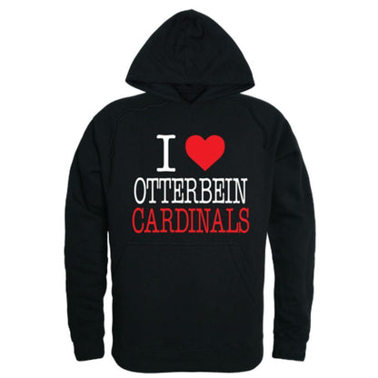I Love Otterbein University Hoodie Sweatshirt-Campus-Wardrobe