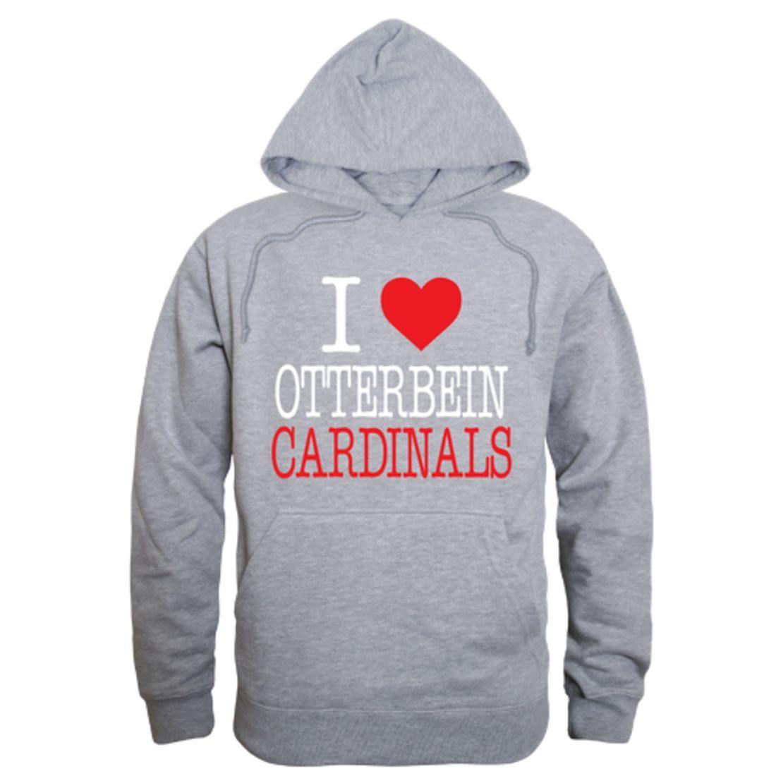 I Love Otterbein University Hoodie Sweatshirt-Campus-Wardrobe