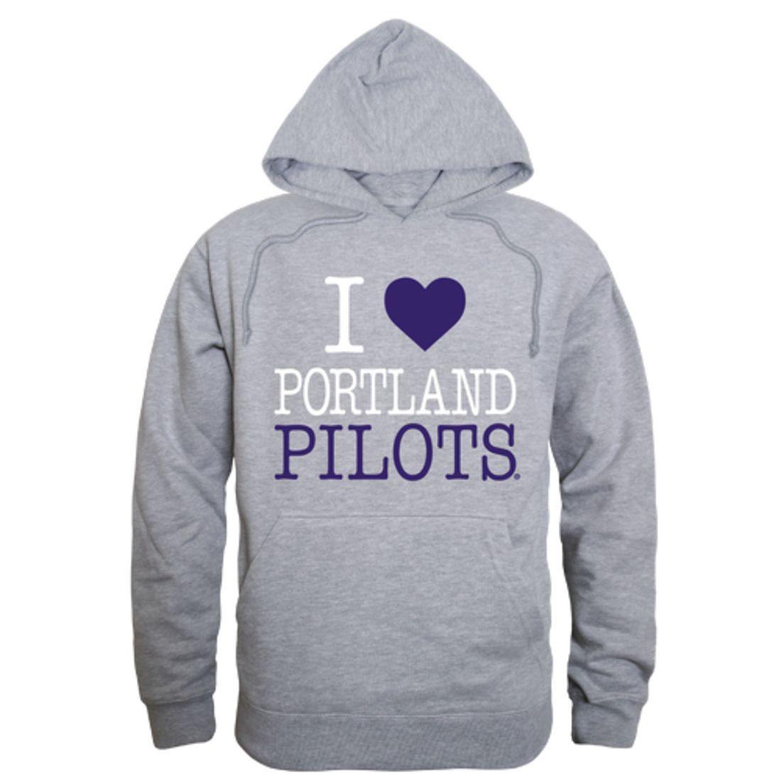 I Love UP University of Portland Pilots Hoodie Sweatshirt-Campus-Wardrobe